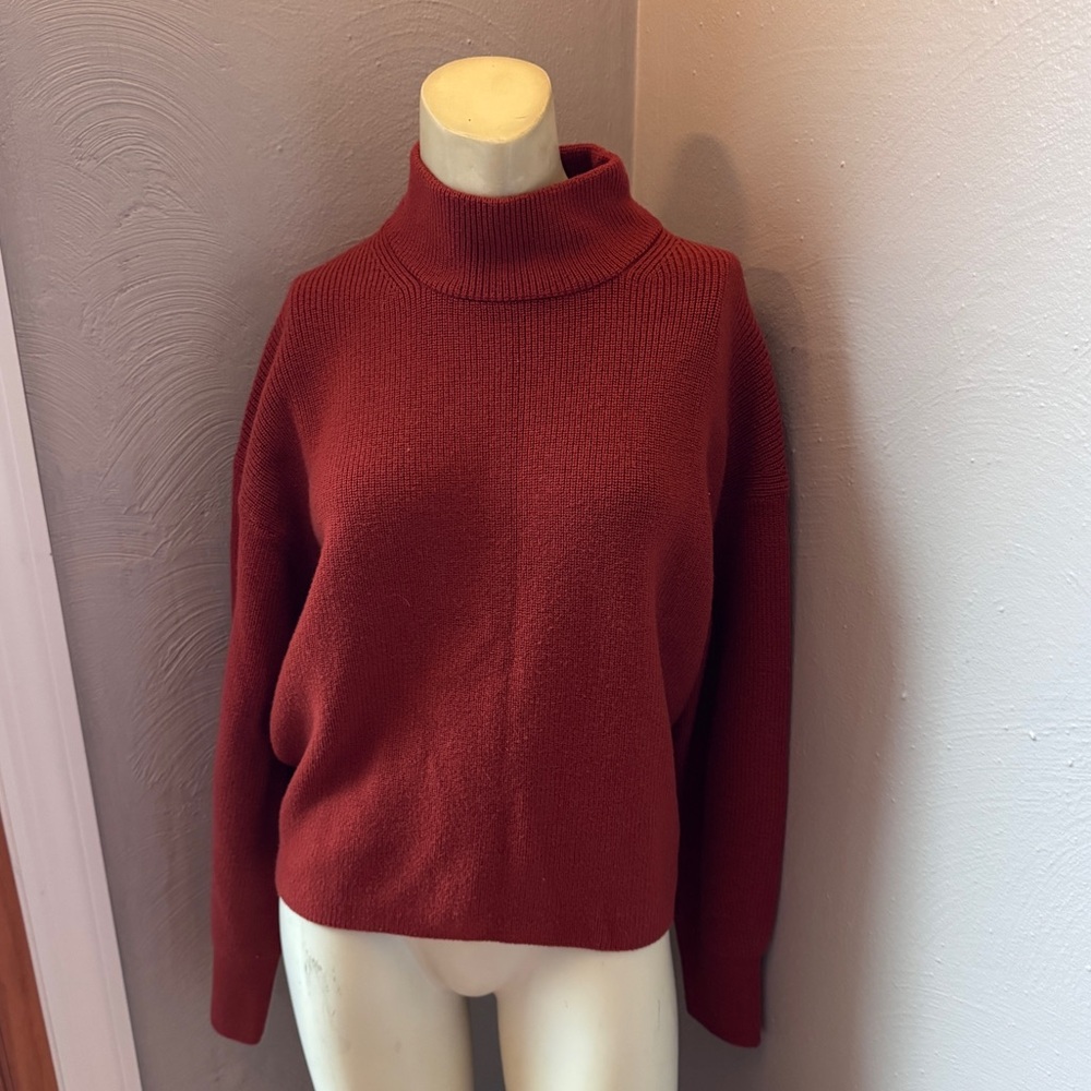 lululemon athletica Red Turtleneck Sweater